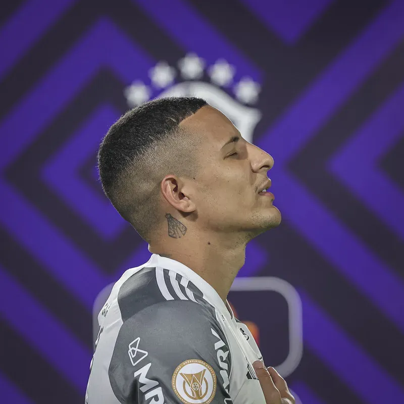 Guilherme Arana pelo Atlético Mineiro – Foto: Pedro Souza / Atlético