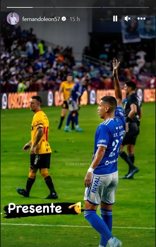 Este fue el posteo de Luis Fernando León en sus redes sociales. (Foto: @fernandoleon57)