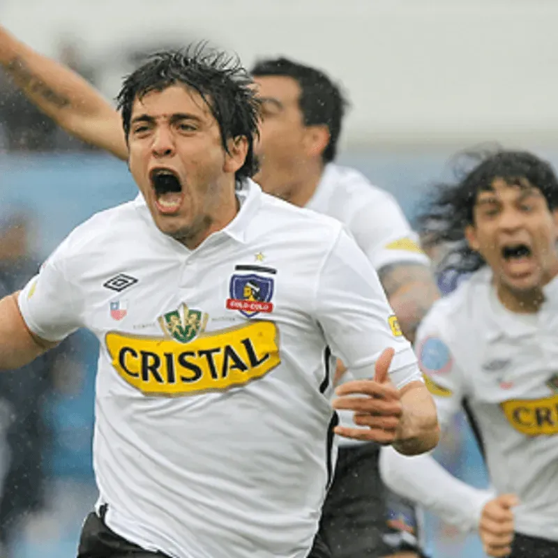 Javier Cámpora celebra su recordado gol a la U