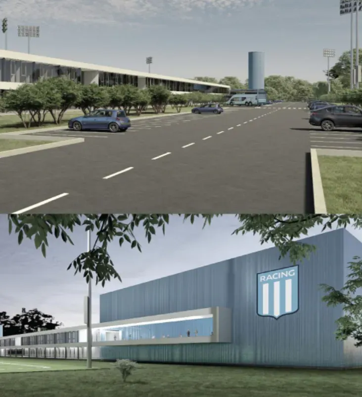 El render que presentó Racing a través de su web oficial.