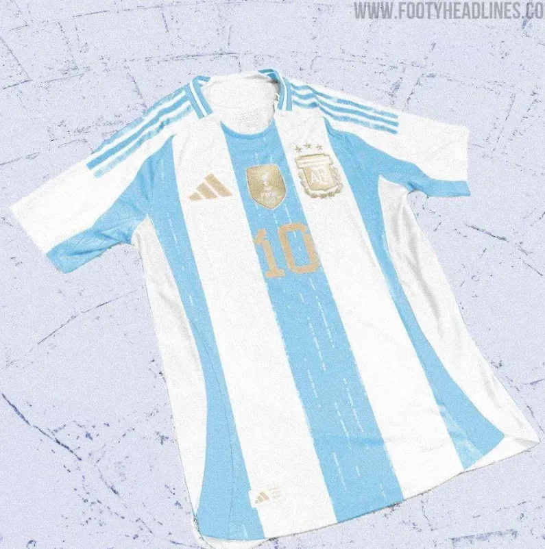 Lionel Messi's Argentina home jersey for 2024 Copa America leaked