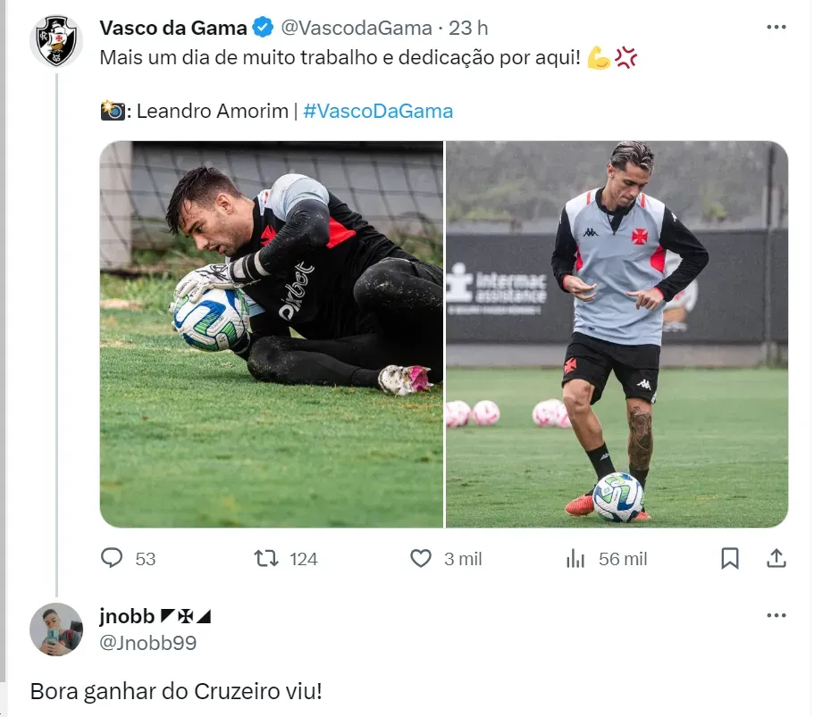 Vegetti, do Vasco, é absolvido e pode jogar contra o Cruzeiro