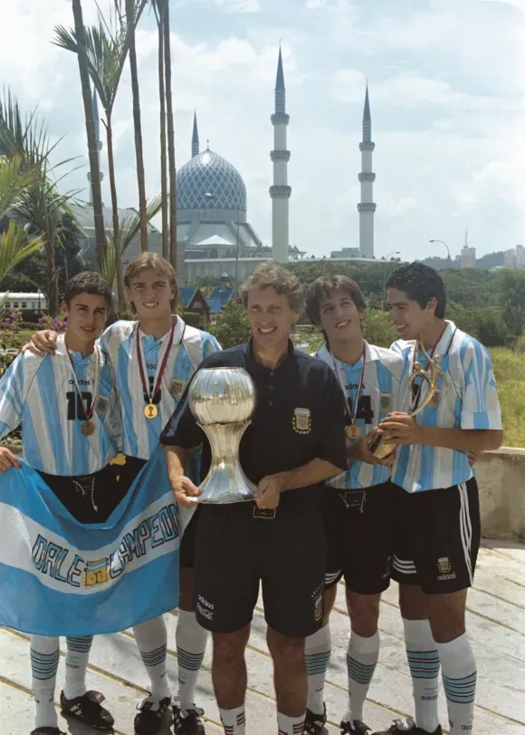 Aimar, Cambiasso, Pekerman, Placente y Riquelme. (Foto: Alejandro Del Bosco – @adbringo).