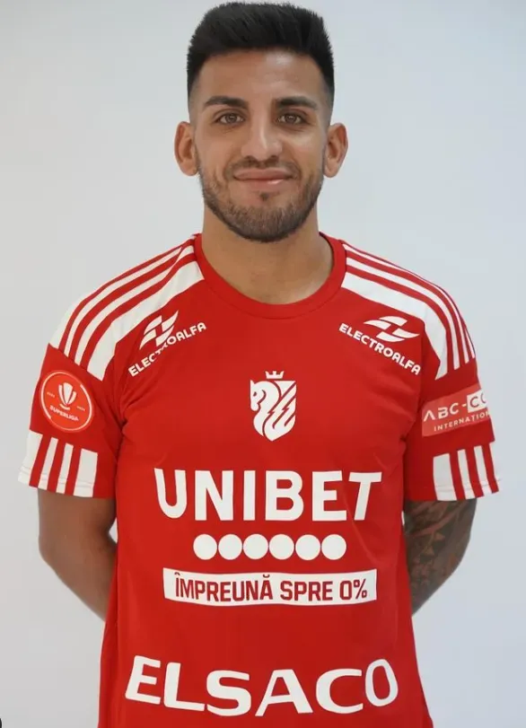 Kaprof con la casaca del Botosani de Rumania. (Foto: @juankaprof).