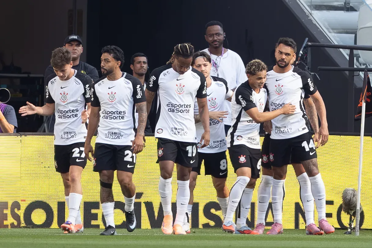 Corinthians vem de um empate com o Botafogo na Neo Química Arena. Foto: Joisel Amaral/AGIF