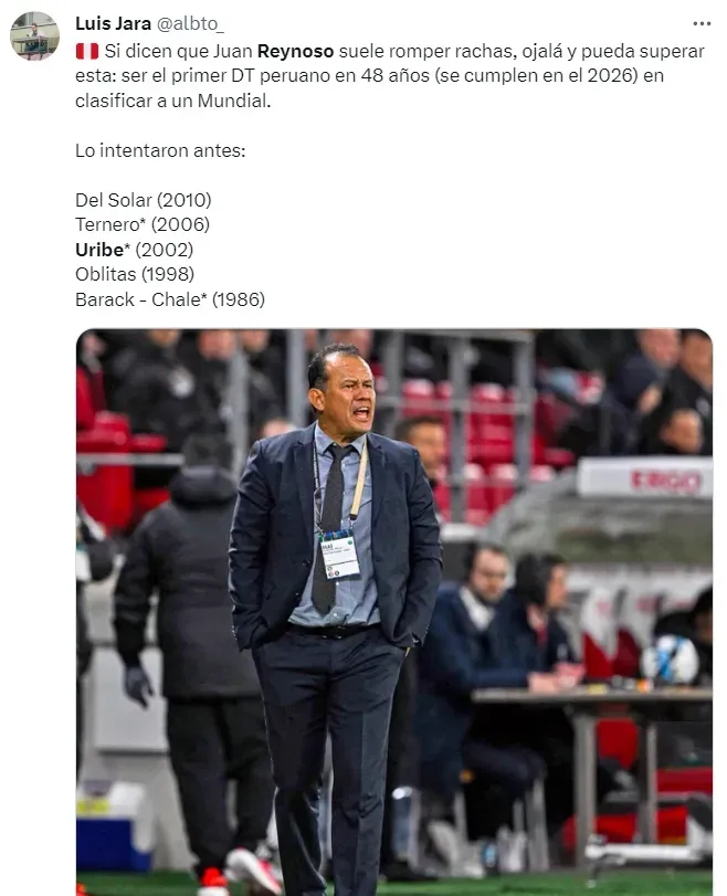 Julio César Uribe habló sobre el proceso de Juan Reynoso. | Créditos: @albto_.