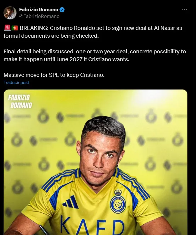 Fuente: @FabrizioRomano