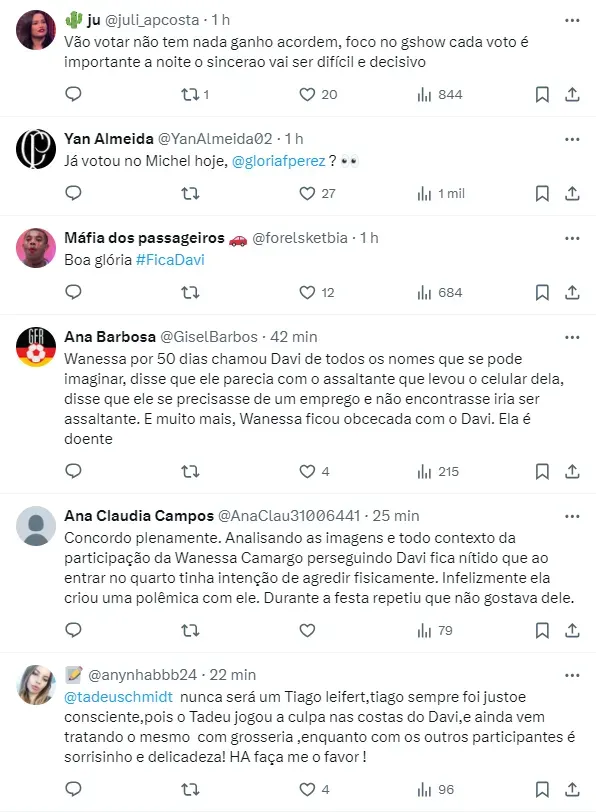 Internautas comentam falas de Tiago Leifert sobre Wanessa Camargo – Foto: Twitter