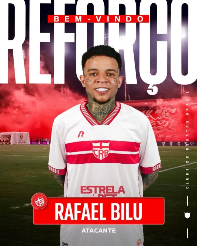 Não joga mais no Cruzeiro: Rafael Bilu é anunciado por clube da Série B : Foto: divulgação – CRB