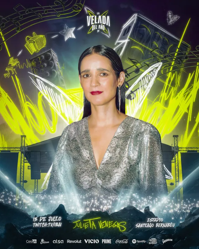 Así anunciaron la presentación de Julieta Venegas – @IbaiLlanos