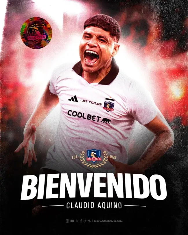 Claudio Aquino es el fichaje estrella que presentó Colo Colo.