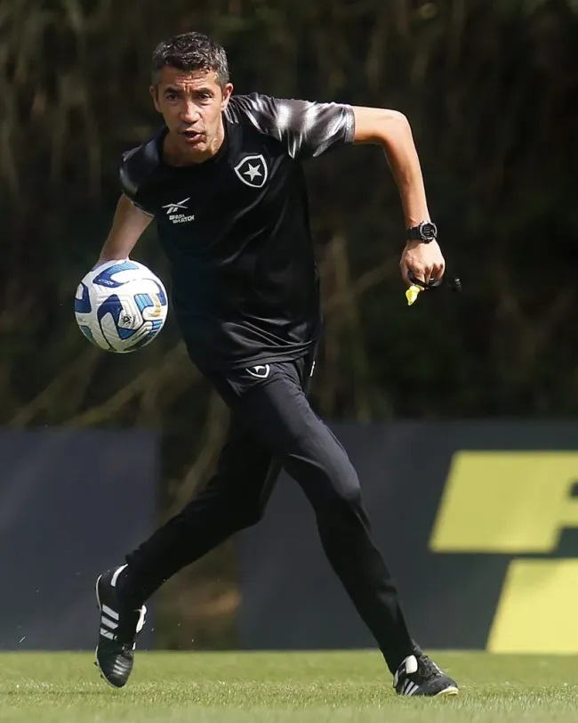 Bruno Lage no Botafogo. Foto: Flickr Oficial Botafogo FR/Vítor Silva