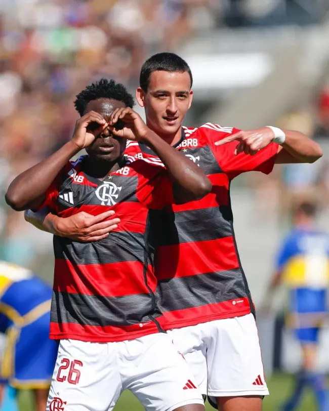 Shola, jogdaor do Flamengo  Foto: Divulgação/ CONMEBOLL Libertadores