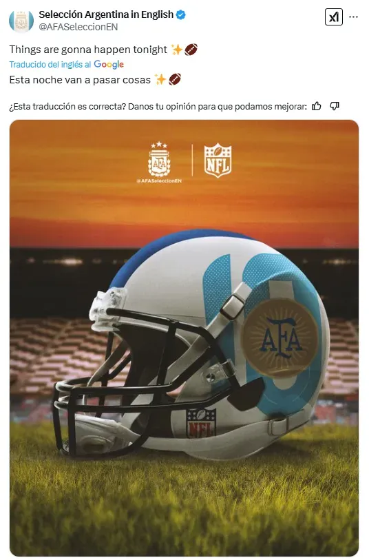 El guiño de las redes de la Selección Argentina.