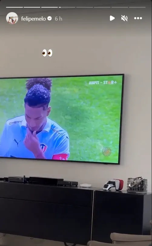 Este fue el video que Felipe Melo subió a sus redes sociales. (Foto: @felipemelo)