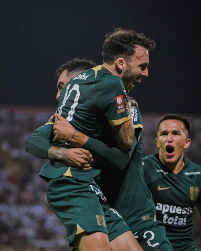 Sebastián Rodríguez celebrando el gol ante Mannucci. (Foto: Alianza Lima).