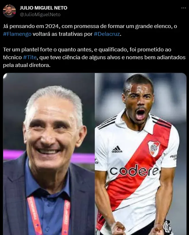 Tite flertou com super Flamengo de 2019 e desfalcou clube; agora