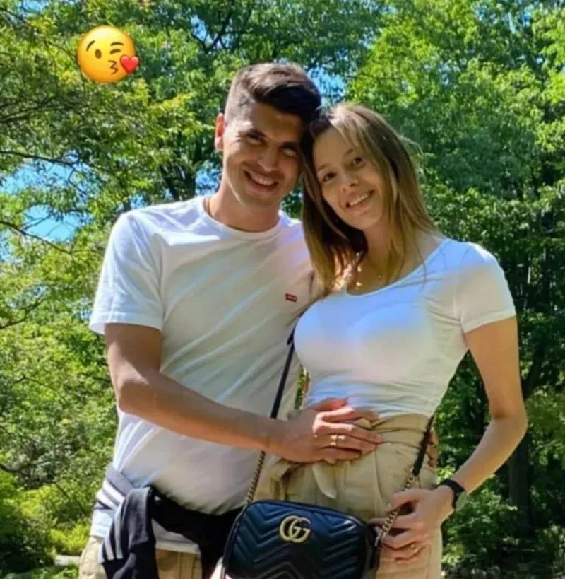 Exequiel Palacios y Yésica Frías cuando aún eran pareja. (Instagram: @yesifrias_)