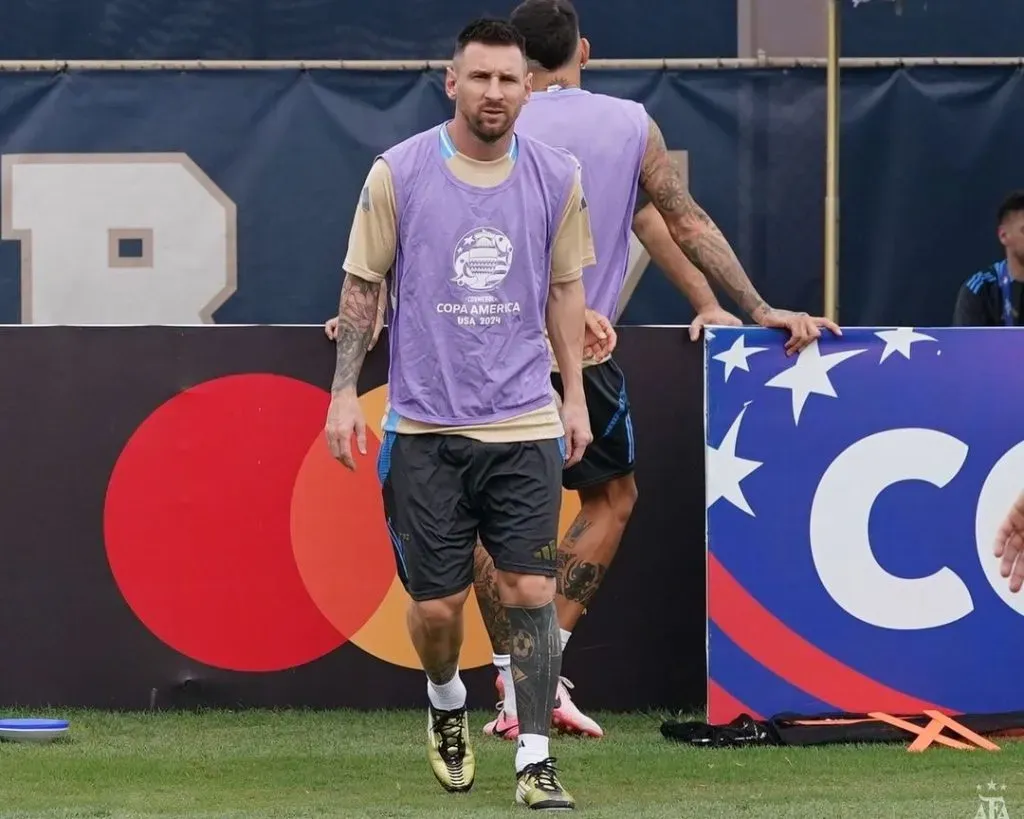 La foto que posteó Messi en su Instagram (@leomessi)