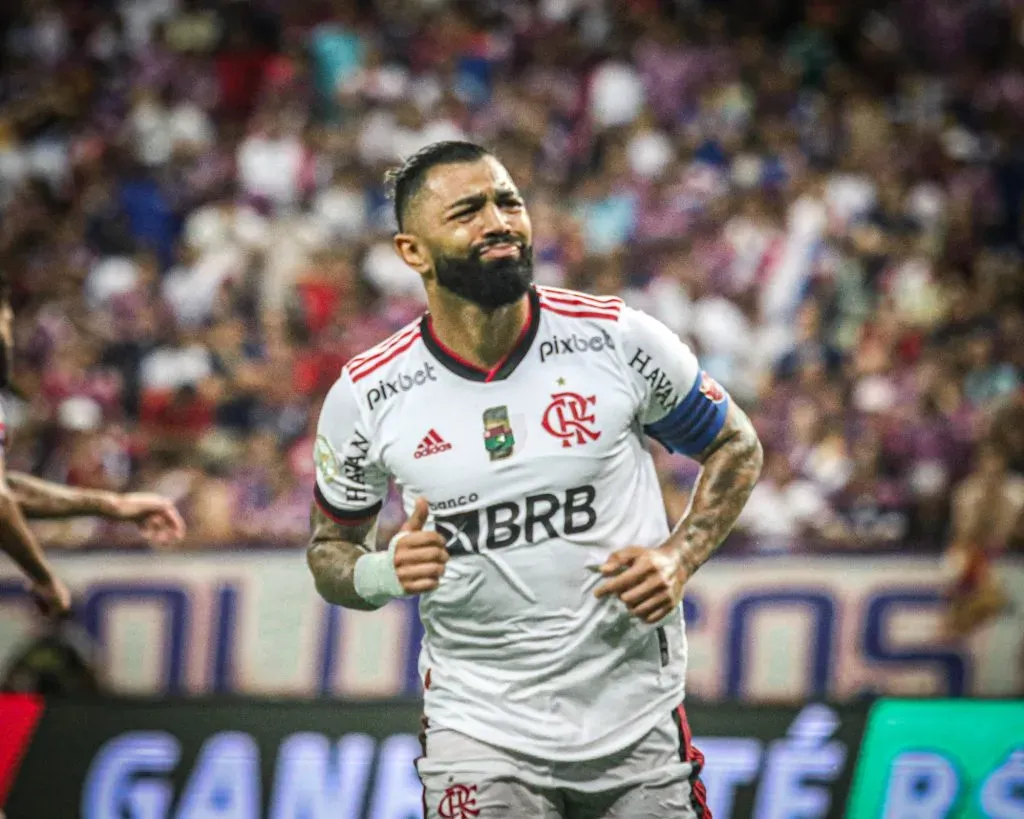 Gabigol jogador do Flamengo pelo campeonato Brasileiro A 2022. Foto: Lucas Emanuel/AGIF