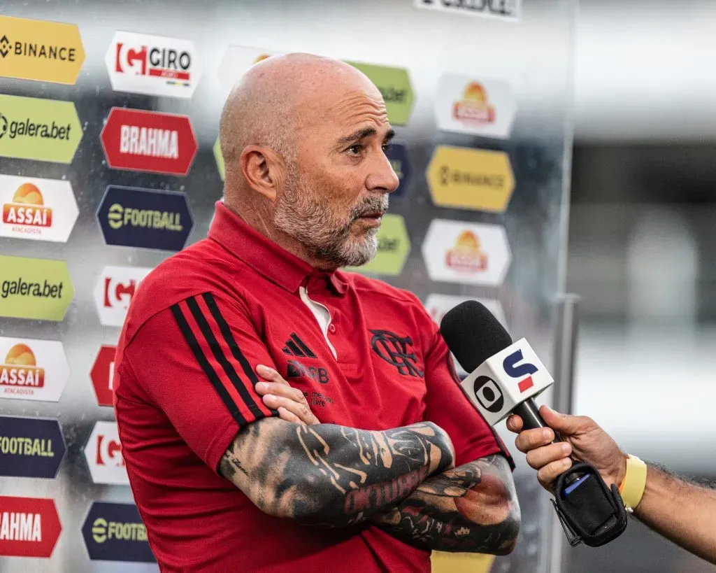 Sampaoli é cotado para assumir um conhecido algoz do Mengão na Copa Libertadores – Foto: Abner Dourado/AGIF