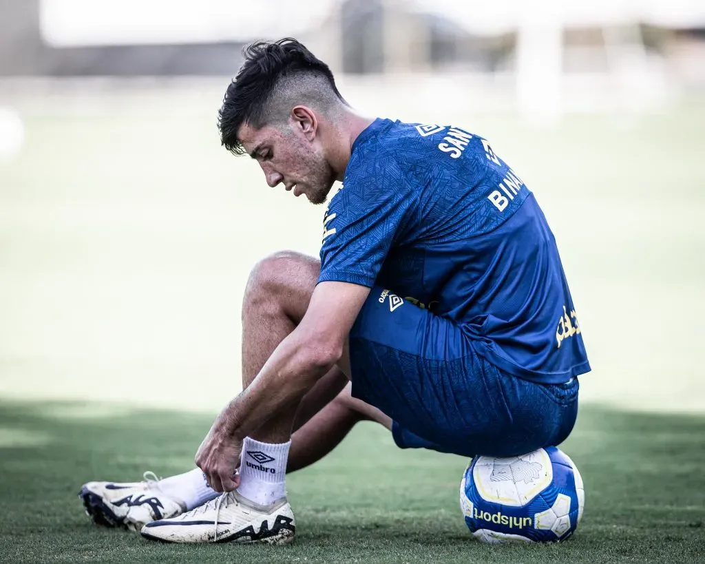 Pedrinho, autor de gol contra o Coritiba, ficou de fora da relação de Carille contra Sport – Foto: Raul Baretta/ Santos FC.