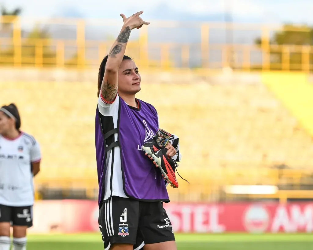 María José Urrutia en Colo Colo por Copa Libertadores. Crédito: Colo Colo Femenino.