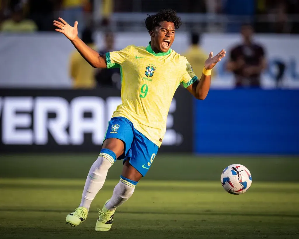 Brazil x Colombia Endrick in action during game against Colombia at Levis stadium in Santa Clata, Usa, today July 2, 2024. Copyright: xx 0F3A0132