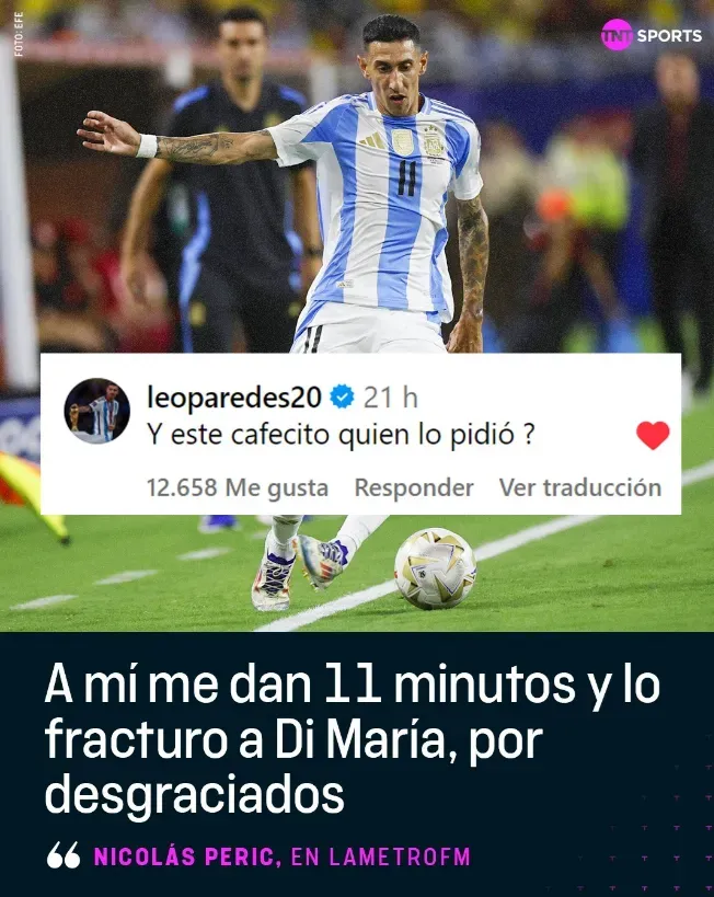 Captura Instagram TNT Sports Argentina.
