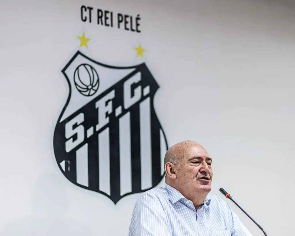 Presidente Andres Rueda (13/04/2023) – Foto: Flickr Oficial Santos FC.