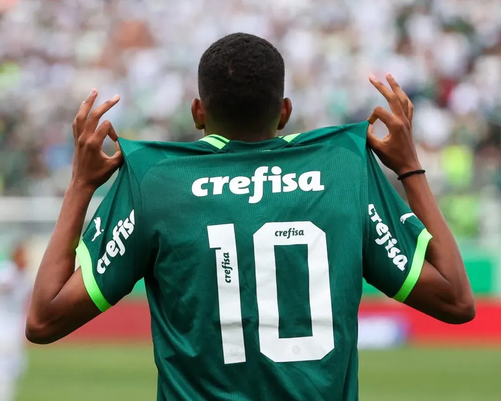 Estêvão. jogador do Palmeiras (Foto: Fabio Menotti/Palmeiras/by Canon)
