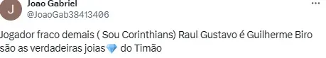 Torcedores do Corinthians comentam sobre Biro