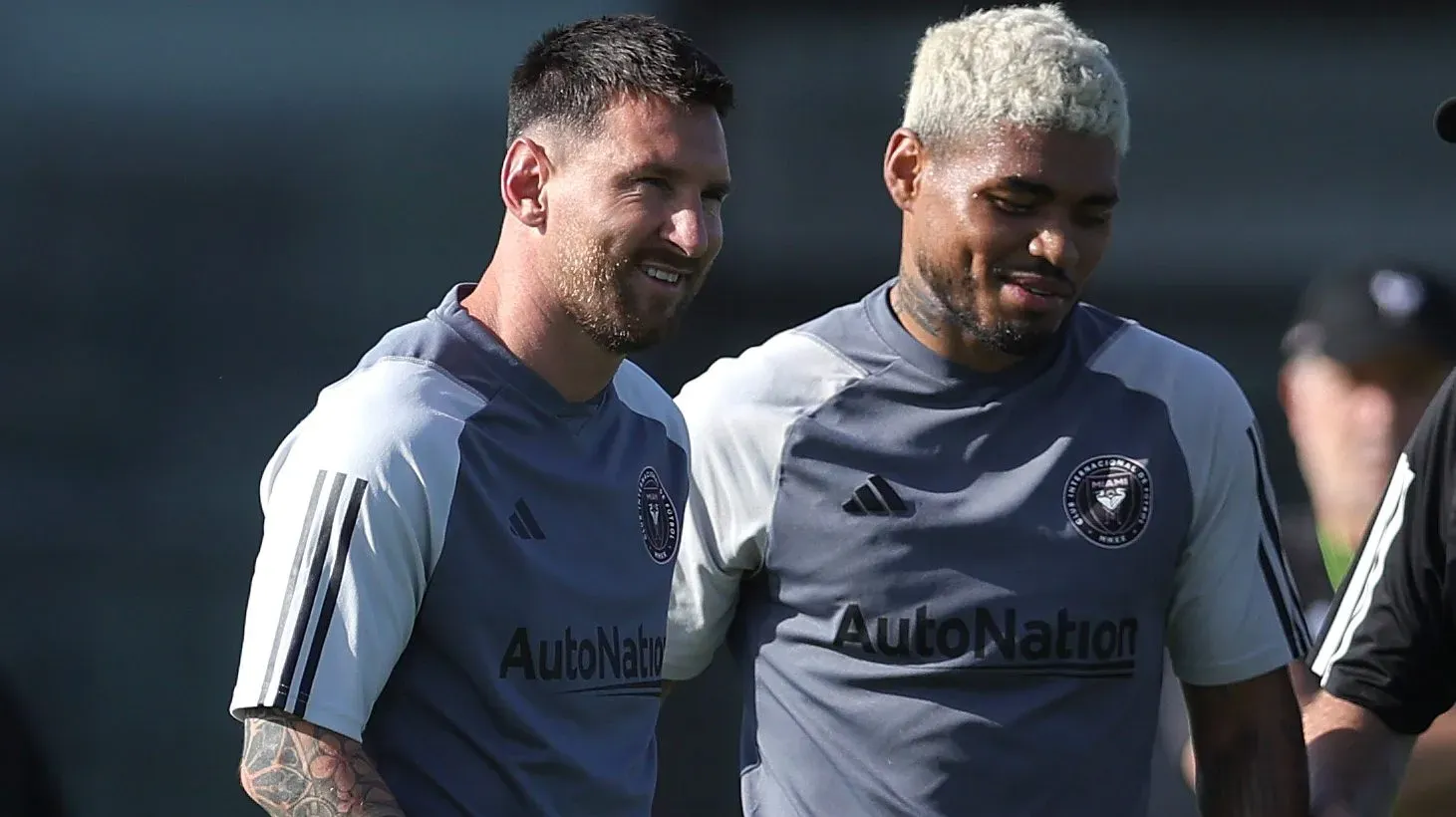 Lionel Messi y Josef Martínez. El venezolano le cederá la cinta al argentino. Getty Images.