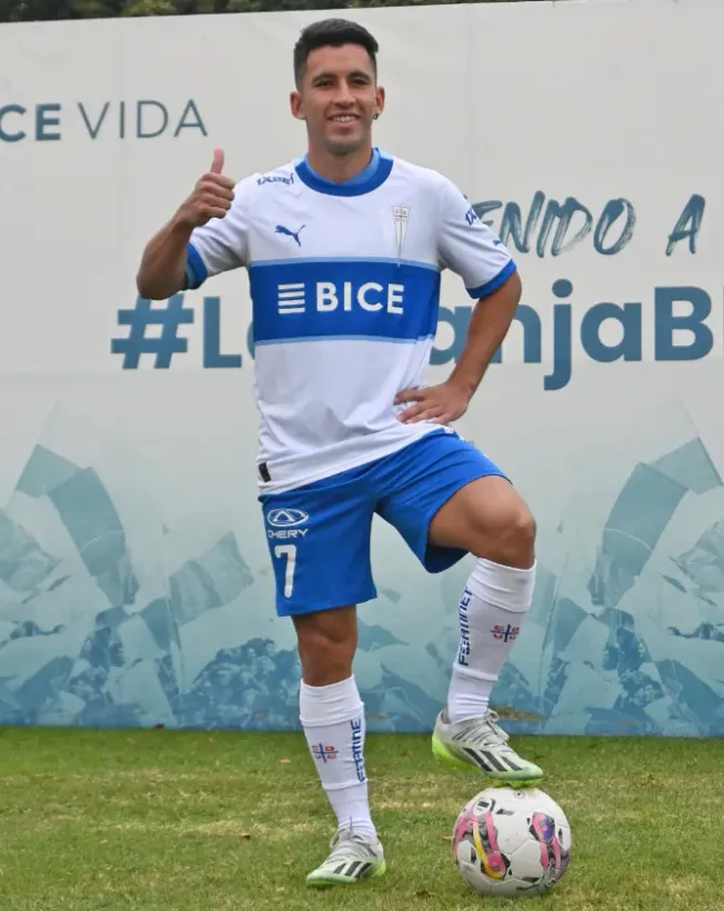 Joaquín Torres usará la camiseta “7” en Universidad Católica. (Foto: Comunicaciones Cruzados).