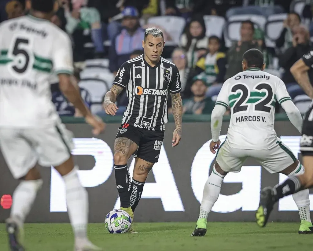 Eduardo Vargas prácticamente no jugó este 2023 en Atlético Mineiro y dejará la institución. | Foto: Instagram eduardovargasrj1