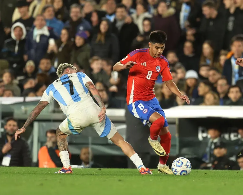 De Paul en Argentina contra Chile.