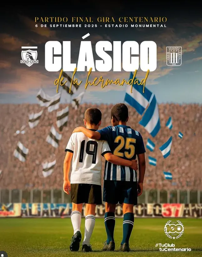 Alianza Lima y Colo Colo jugarán partido amistoso. (Foto: Instagram)