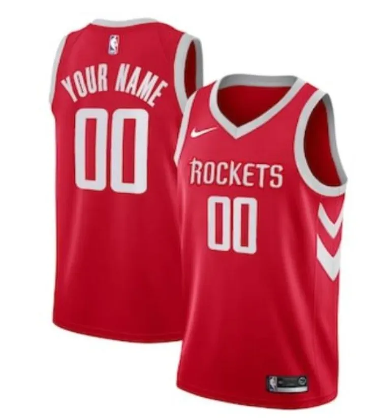 Houston Rockets Nike Swingman Custom Jersey Red – Icon Edition (fanaticsoutlet.com)