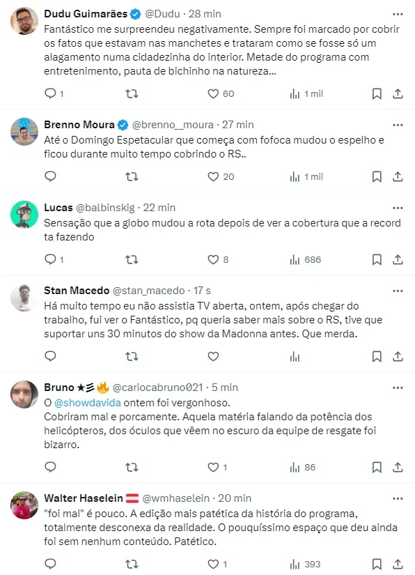 Internautas comentam sobre a atitude de Patrícia Poeta - Foto: Twitter