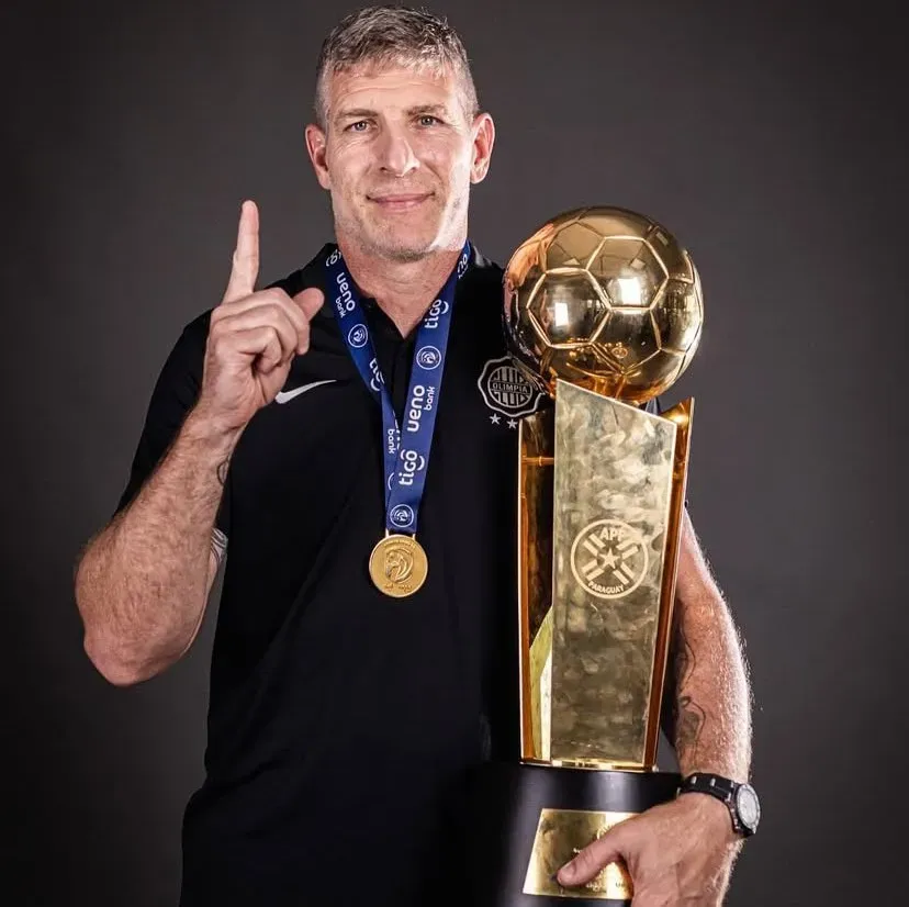 Martín Palermo venía de conquistar el Clausura 2024 con Olimpia.