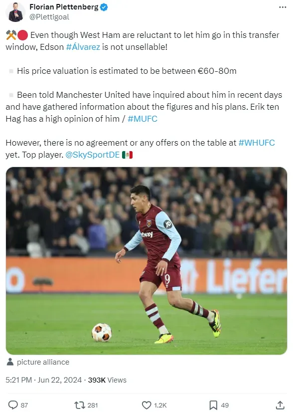 Edson Alvarez is a big blow to Mexico and may affect his future at West Ham United