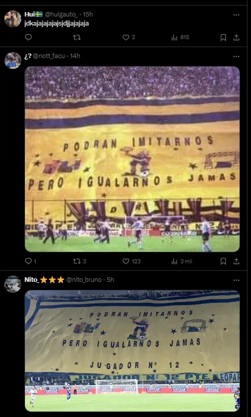 El enojo de los hinchas de Boca.