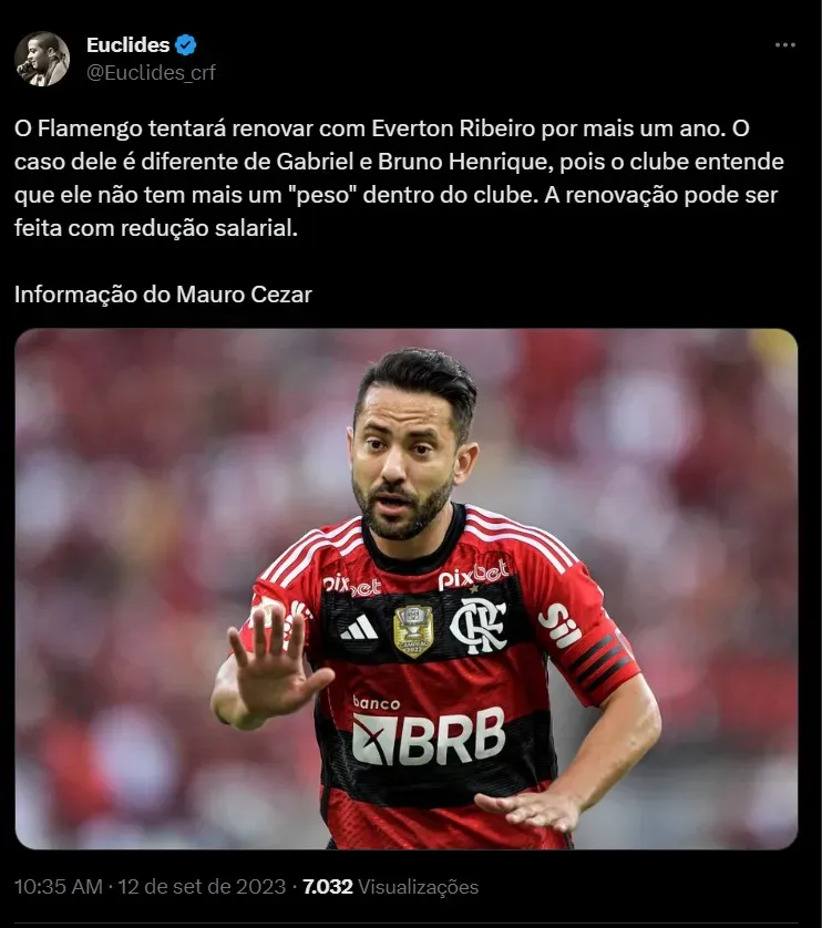Jogou no Flamengo, está na Série A e agora revela informação chocante sobre  futuro
