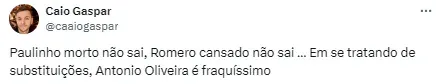 Torcida do Corinthians comenta sobre substituições de António 