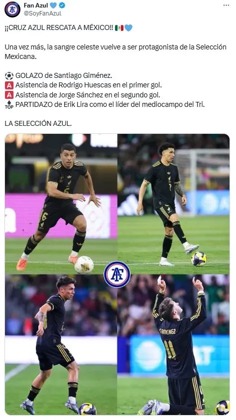 El saldo positivo de los jugadores de Cruz Azul en el Tri (X)