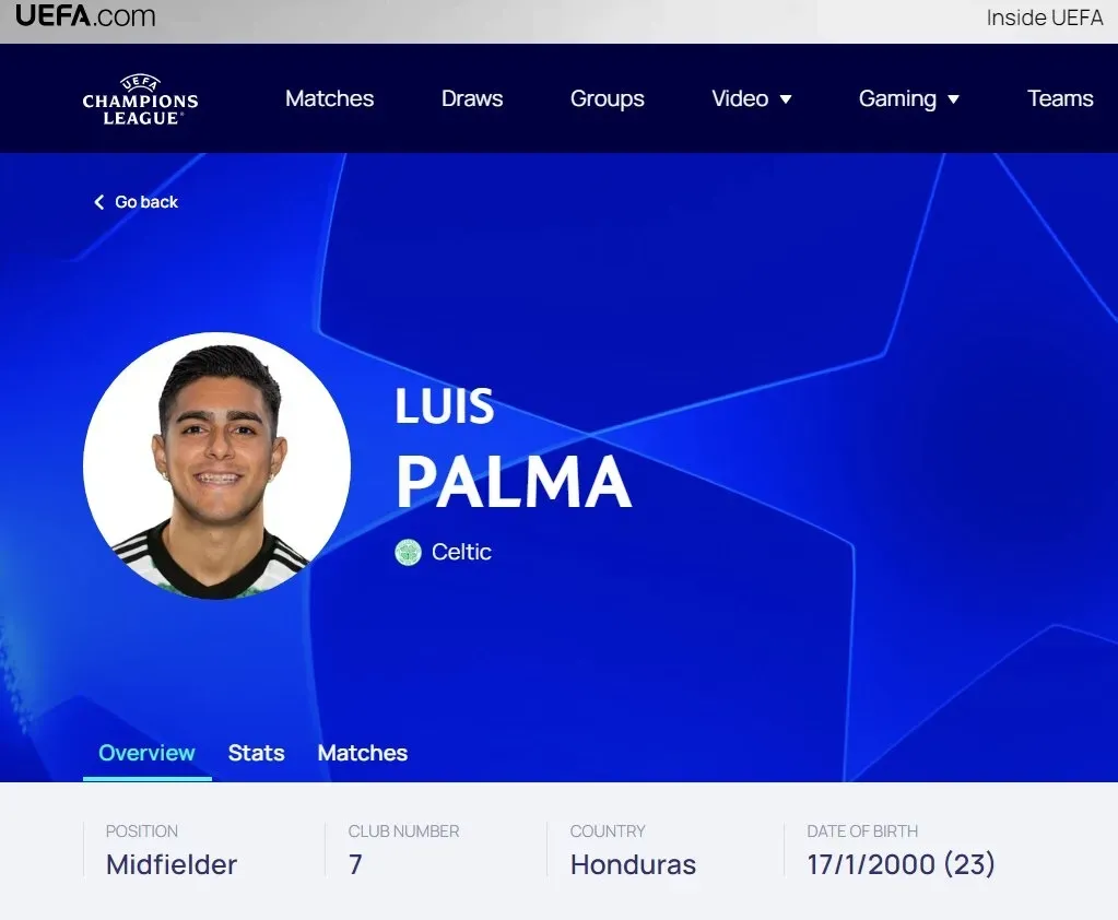 Luis Palma tiene un valor de 5.5M de euros en el Fantasy Football.