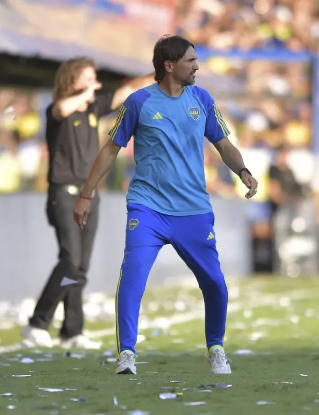 Diego Martínez habló tras la victoria de Boca. (Foto: Getty).