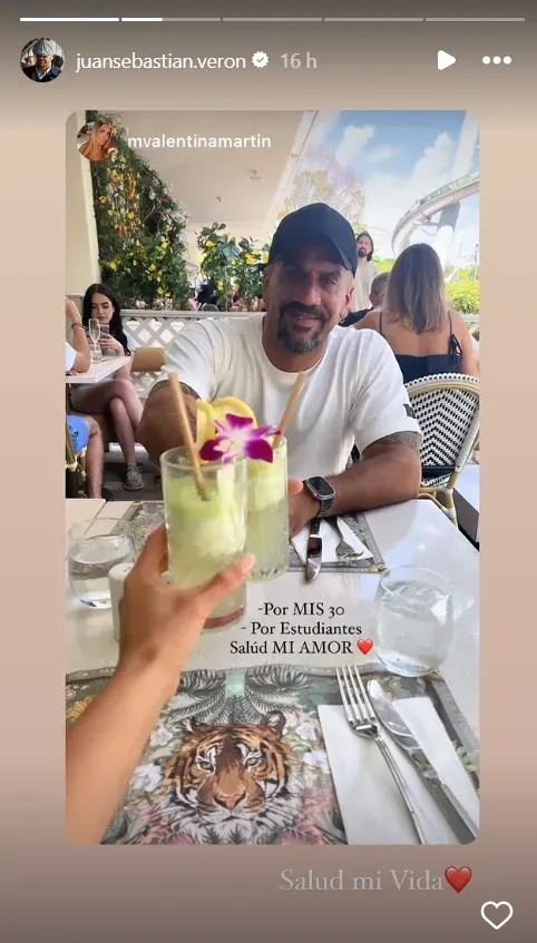 La Bruja y su esposa en Miami.