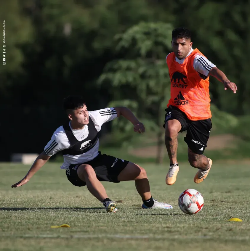 Ignacio Jara en acción durante la pretemporada del Cacique en Uruguay. (Foto: Comunicaciones Colo Colo).