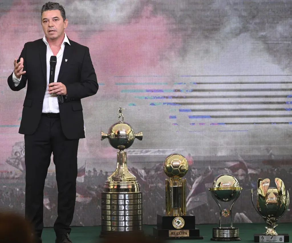 Gallardo habló el pasado lunes en el Monumental en una presentación llena de emoción. (Foto: IMAGO).